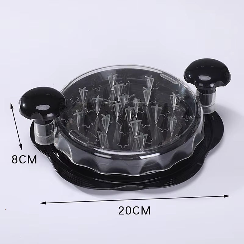 Chicken Shredder Tool Meat Breast Shredding Separation Mincing Grinder Machine with Lid for Shredding Chicken Pork Beef