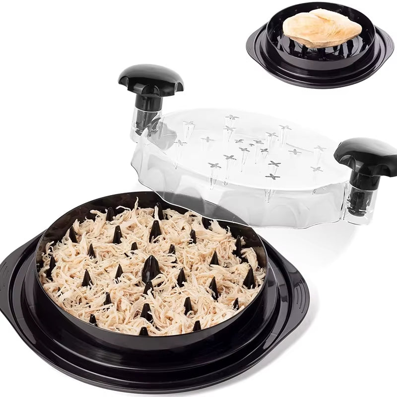 Chicken Shredder Tool Meat Breast Shredding Separation Mincing Grinder Machine with Lid for Shredding Chicken Pork Beef